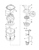 Motor, basket and tub parts
