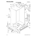 KitchenAid KSSC48QVS02 cabinet parts diagram