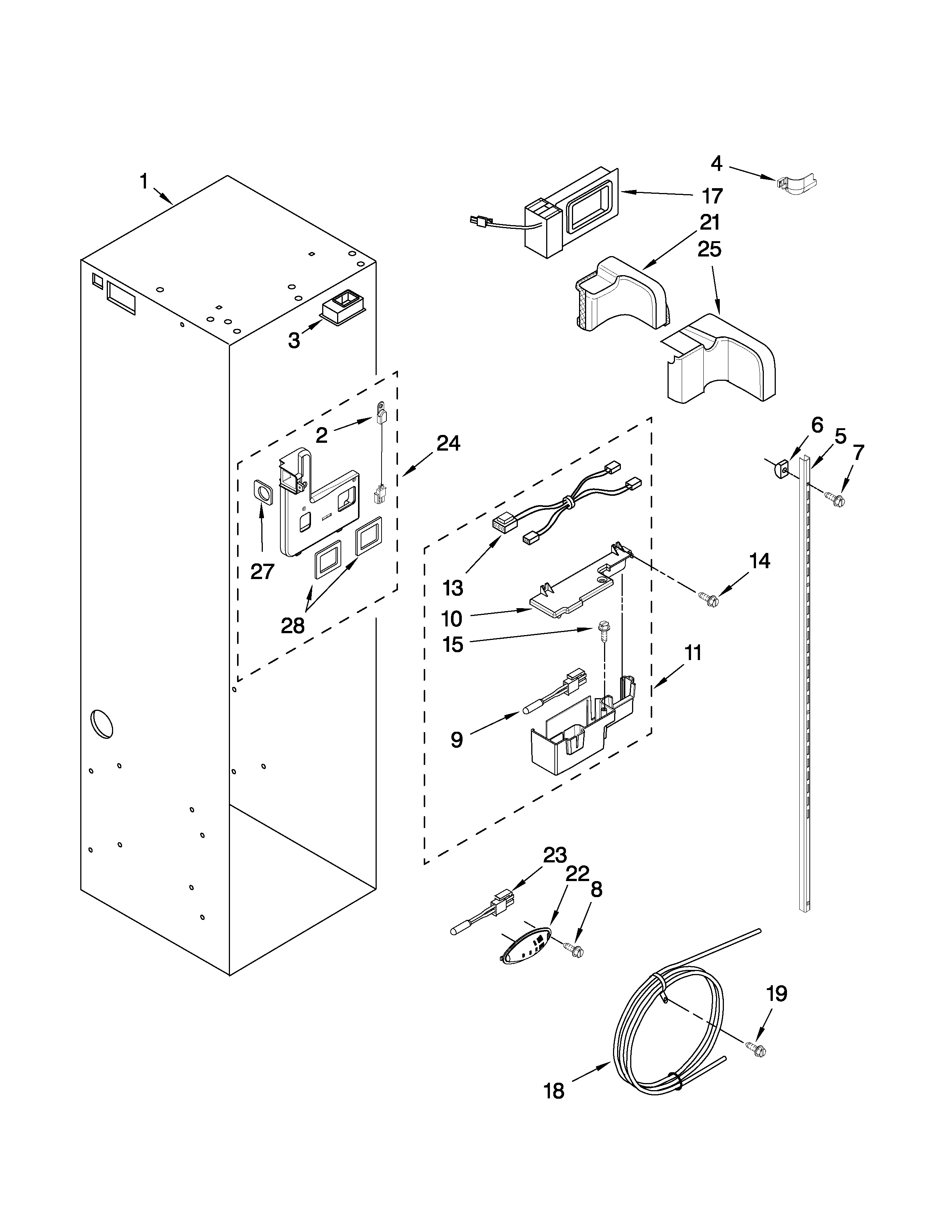 REFRIGERATOR LINER PARTS