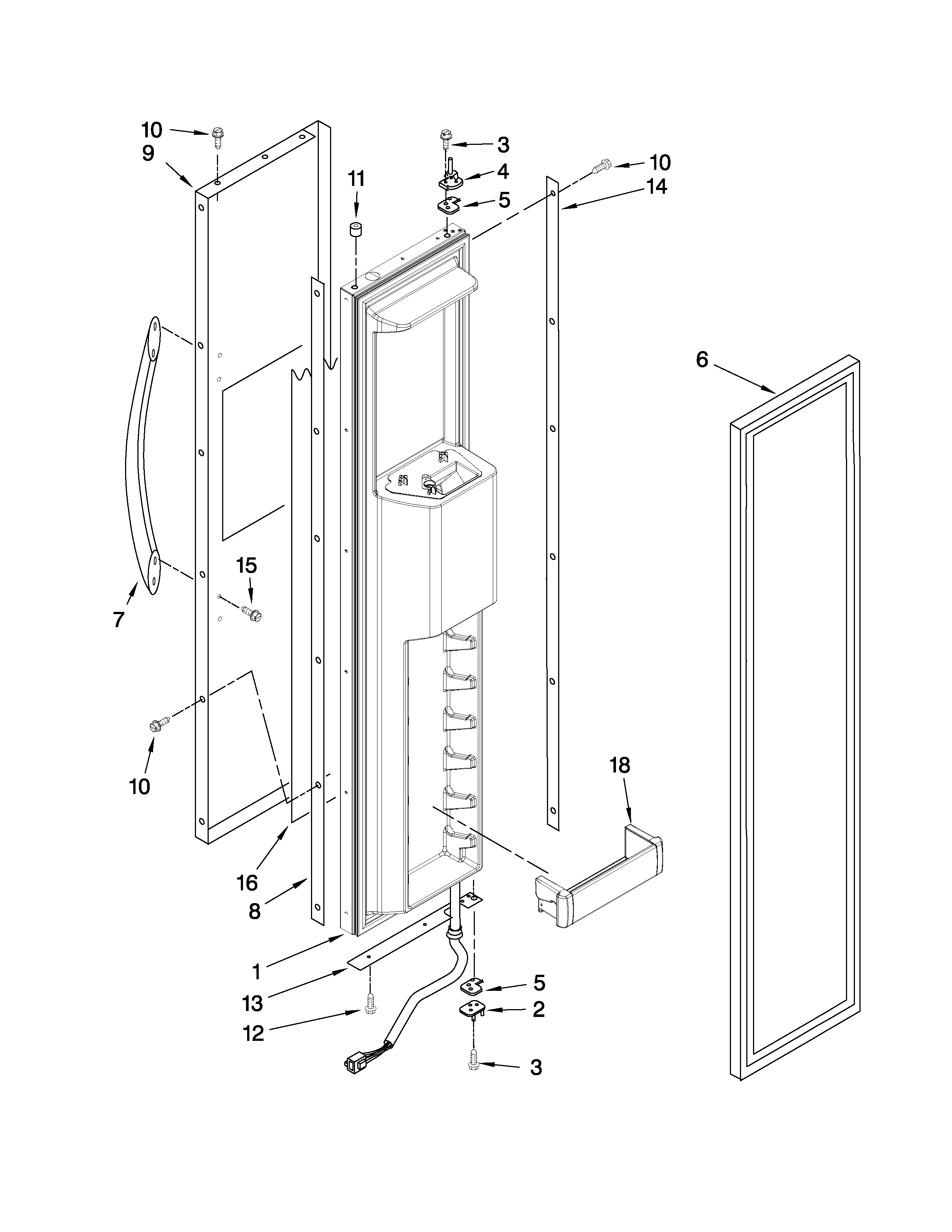 FREEZER DOOR PARTS