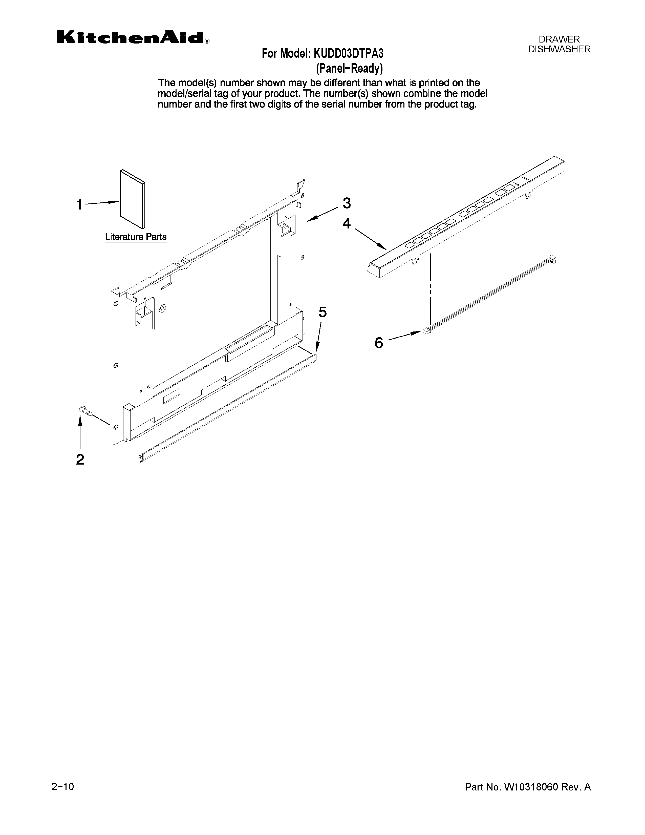 FRONT PANEL PARTS