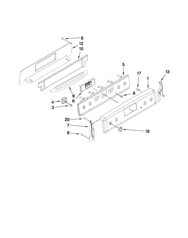 Control panel parts