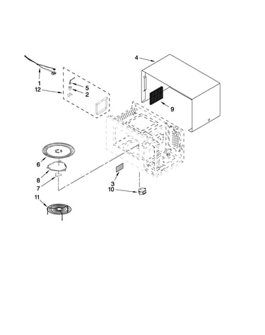 Microwave oven cavity parts