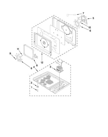 Base plate and convection parts