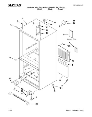 Cabinet parts
