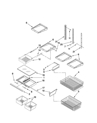 Shelf parts