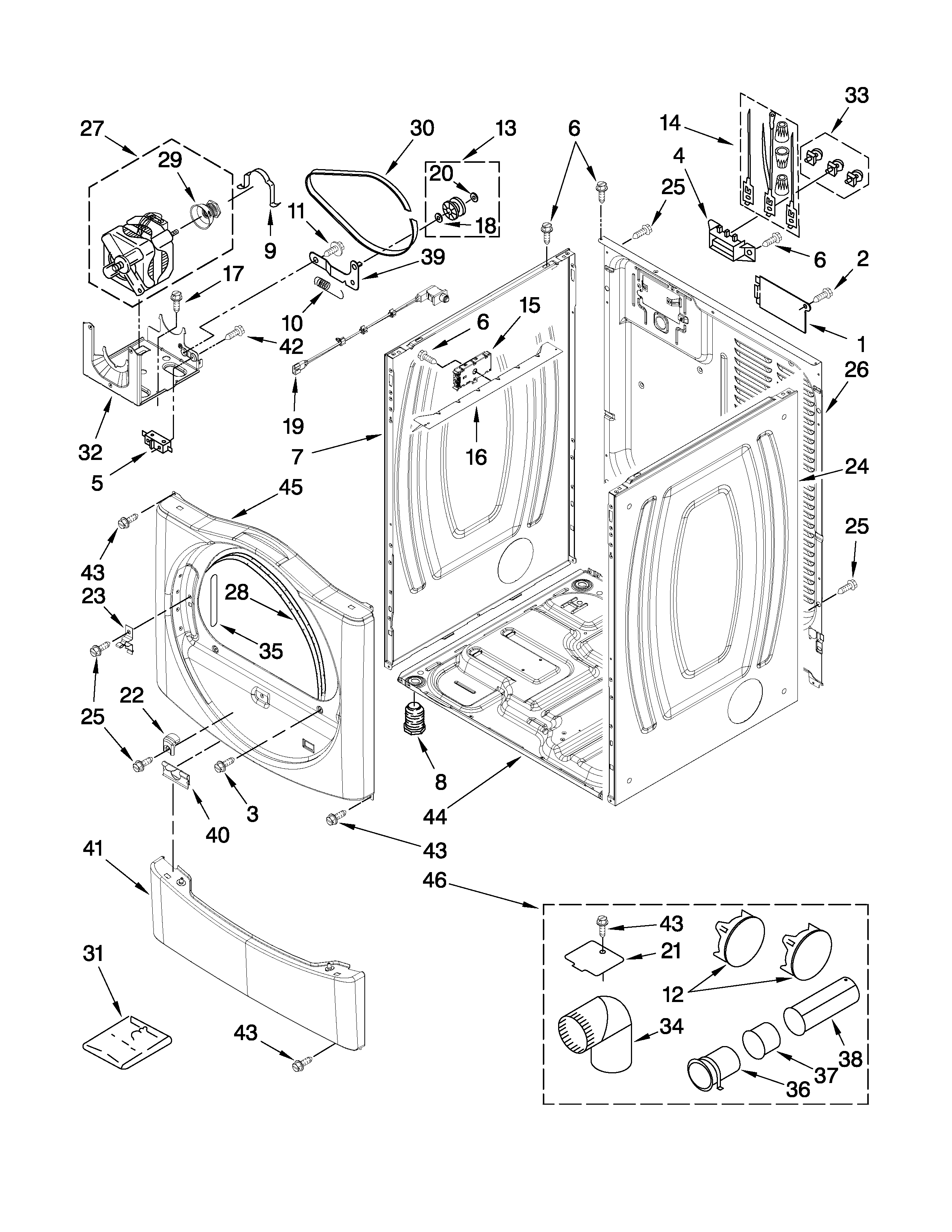 Cabinet parts