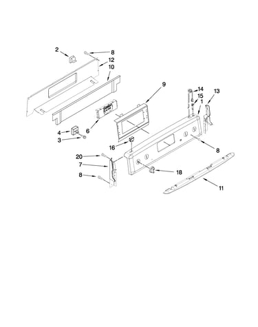 Control panel parts