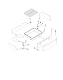 Drawer and rack parts