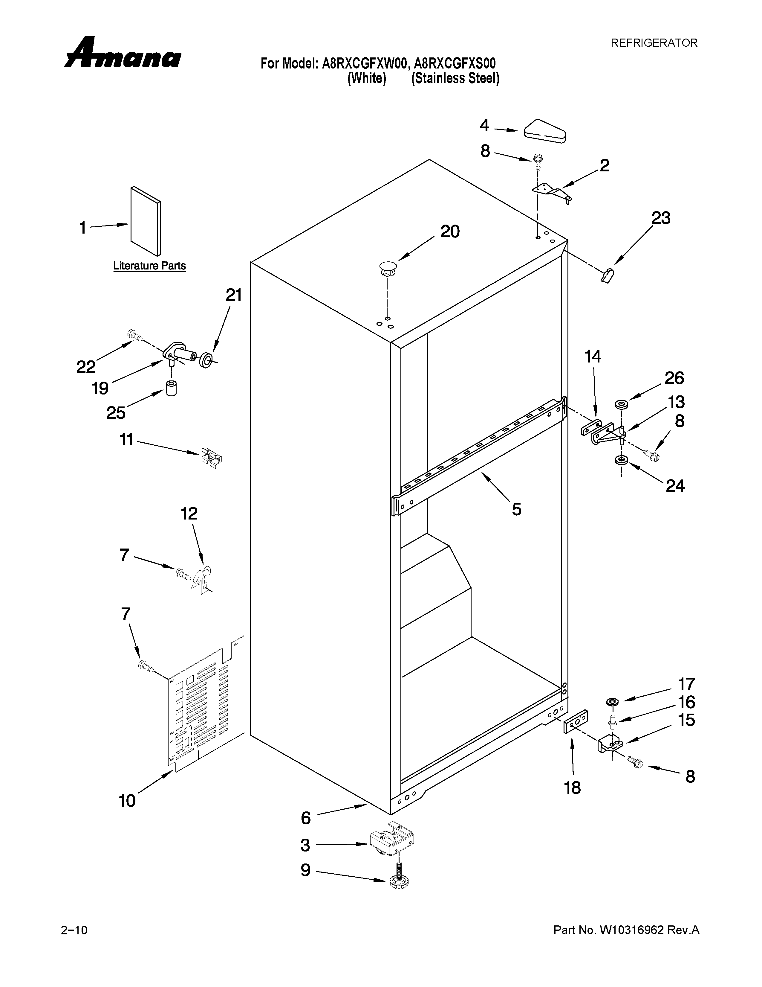 Cabinet parts