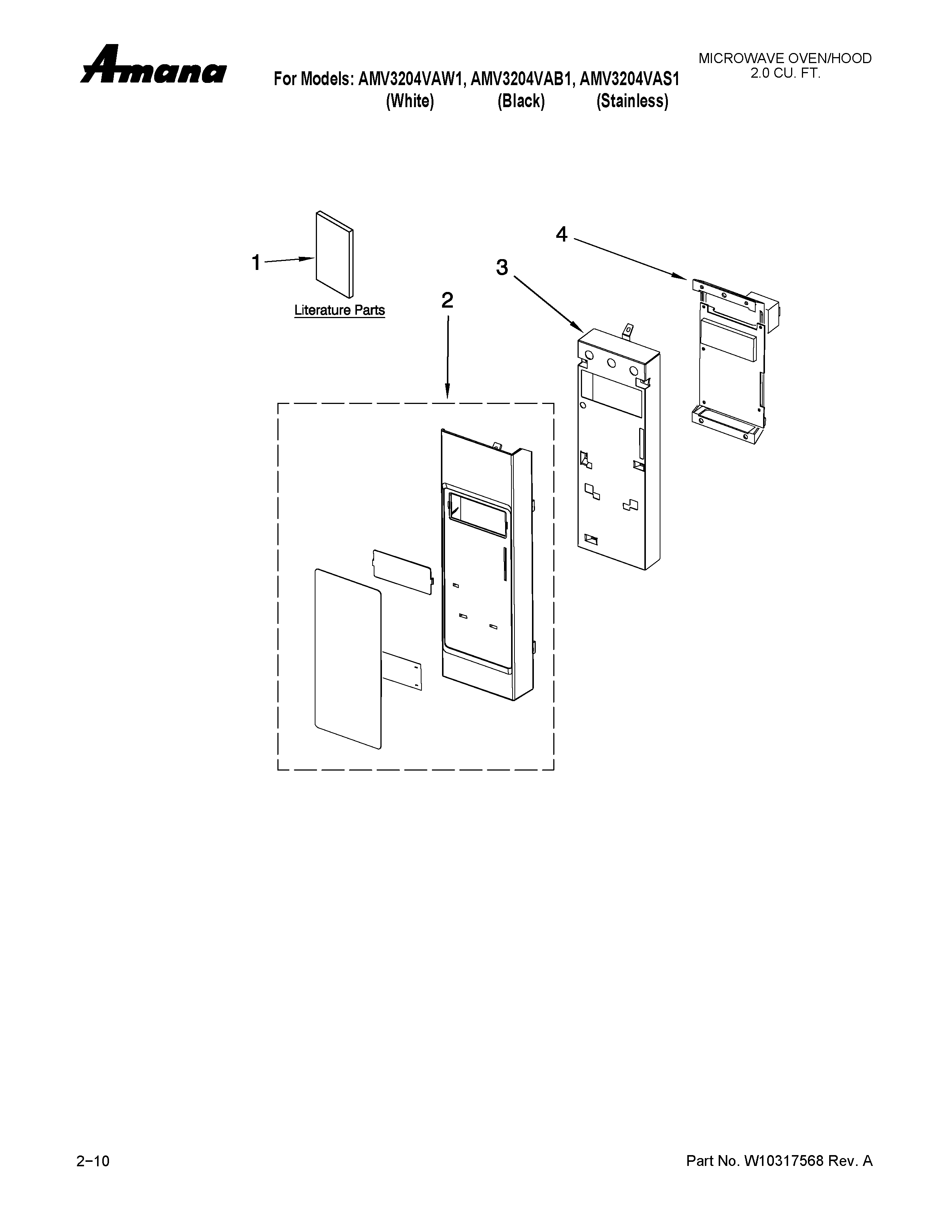 CONTROL PANEL PARTS