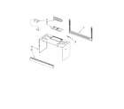 Amana AMV3204VAS1 cabinet and installation parts diagram