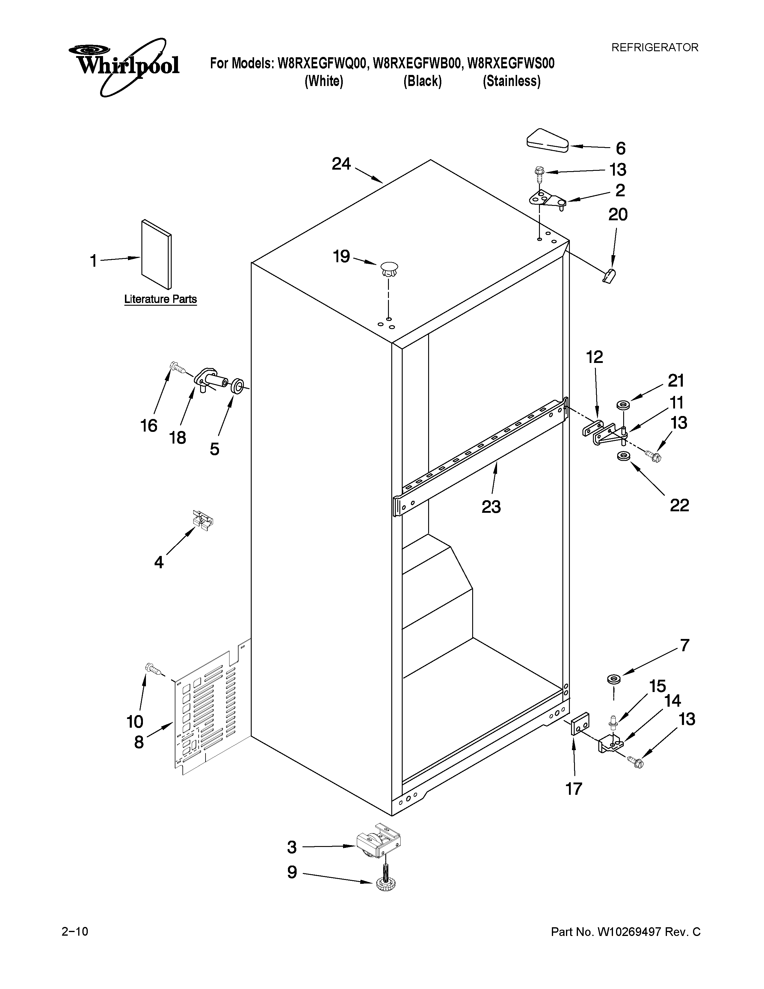 Cabinet parts