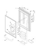 Refrigerator door parts