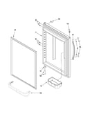 Refrigerator door parts
