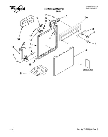 Frame and console parts