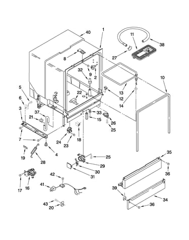 Tub assembly parts