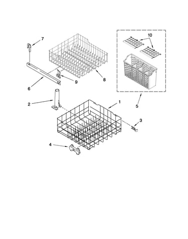 Dishrack parts