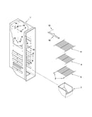 Freezer liner parts