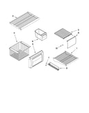 Freezer shelf parts