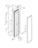Freezer door parts