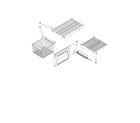 KitchenAid KSSO42QTB04 freezer shelf parts diagram