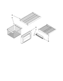 Freezer shelf parts