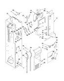 Freezer liner and air flow parts