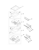 Refrigerator shelf parts
