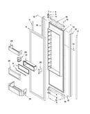Refrigerator door parts