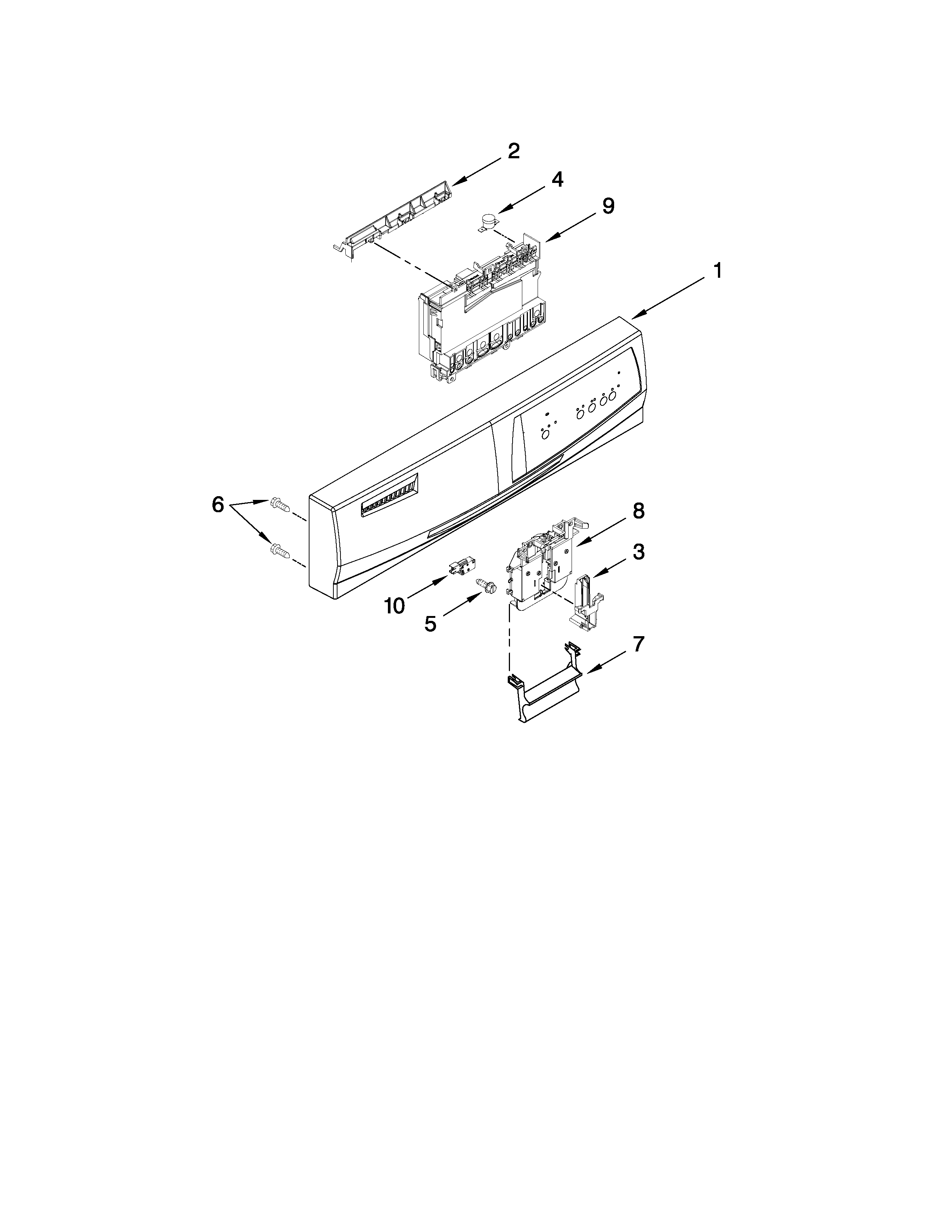 Control panel parts