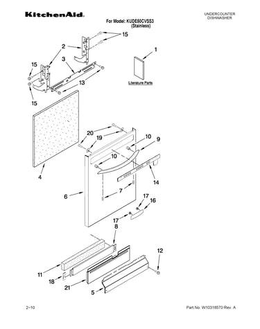 Door and panel parts