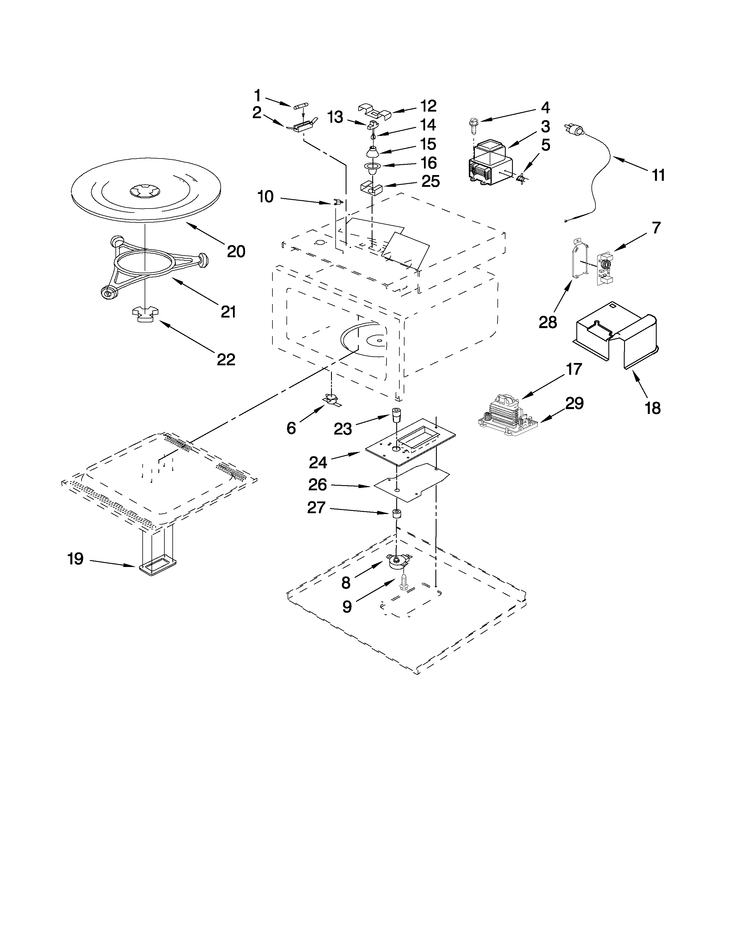 OVEN INTERIOR PARTS