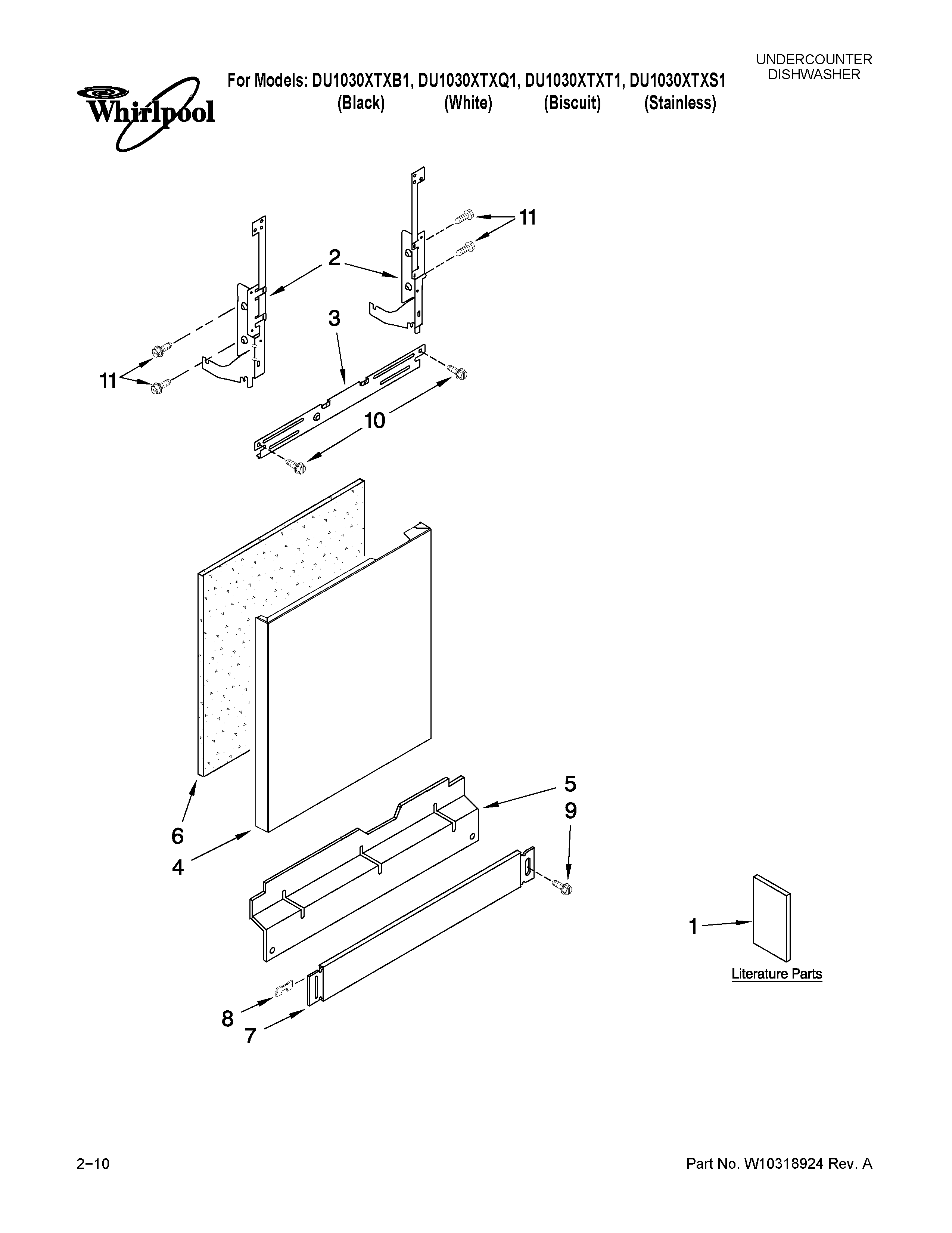 Door and panel parts