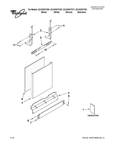 Door and panel parts