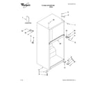 Whirlpool W5TXDWFXQ00 cabinet parts diagram