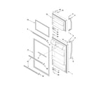 Whirlpool W5TXDWFXQ00 door parts diagram