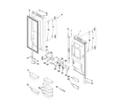 Maytag MFT2771WEW0 refrigerator door parts diagram