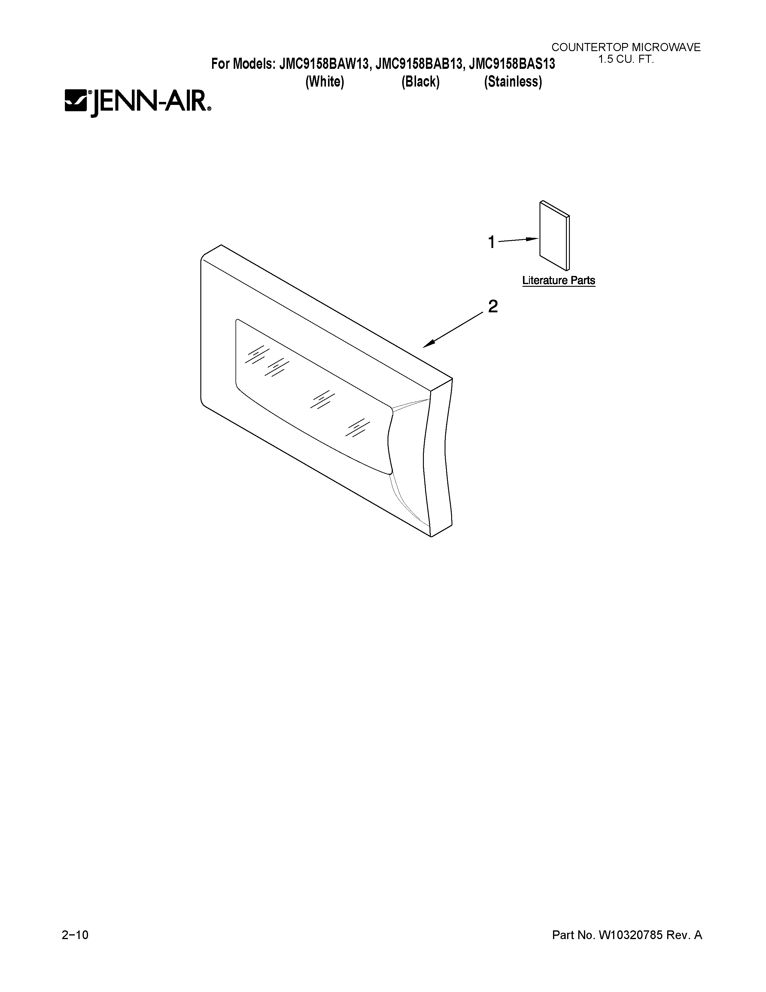 MICROWAVE DOOR PARTS