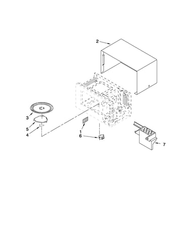 Microwave oven cavity parts