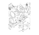 Whirlpool WGD7400XW0 bulkhead parts diagram