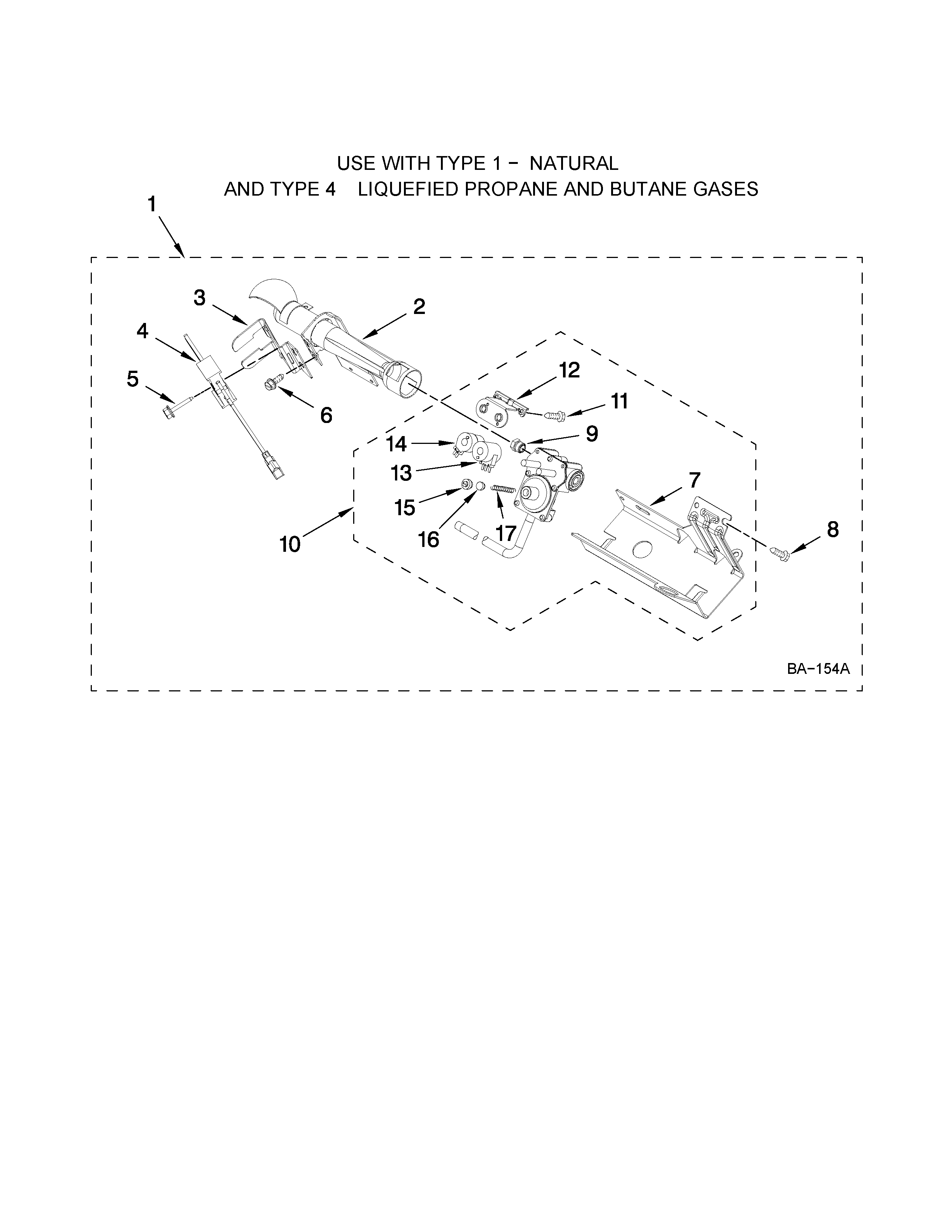 8557891 BURNER ASSEMBLY