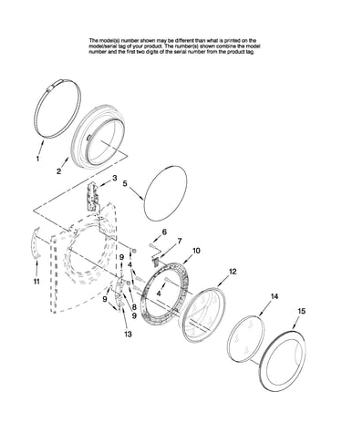 Door and latch parts
