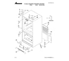 Amana AFB2234WEW0 cabinet parts diagram