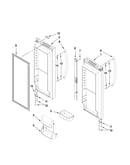 Refrigerator door parts