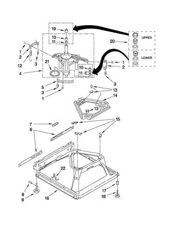 Machine base parts