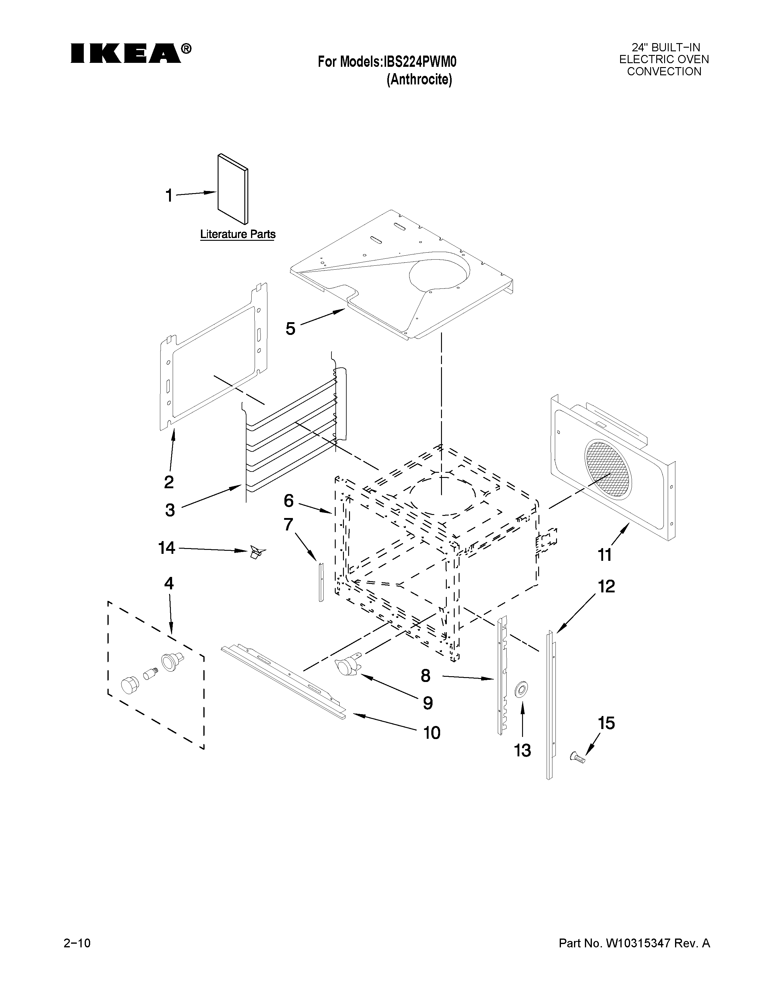 Oven parts