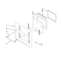 Oven door parts