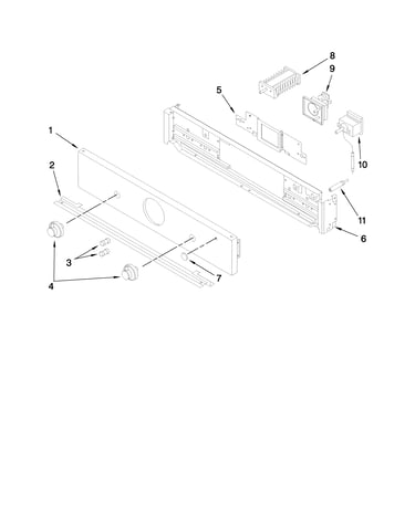 Control panel parts