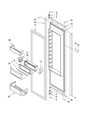 Refrigerator door parts